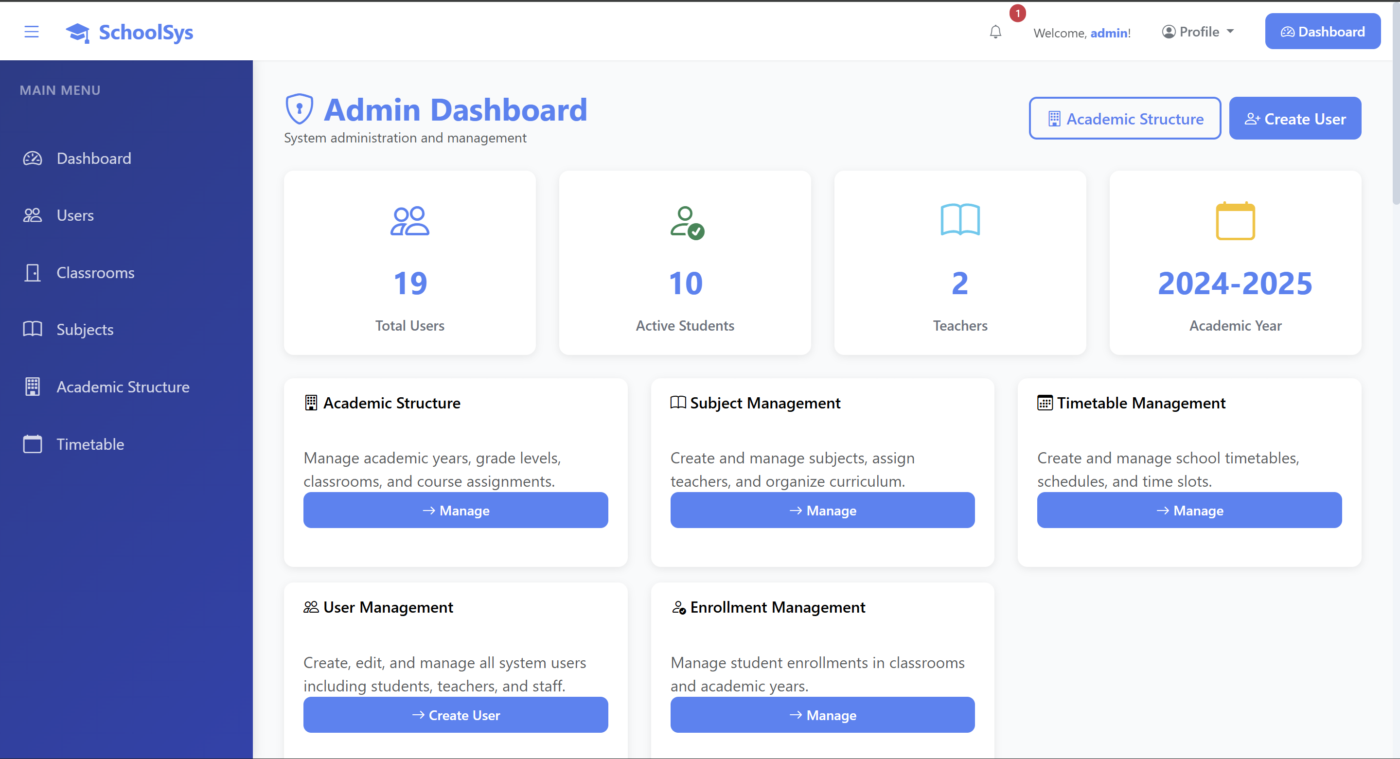 School Management System